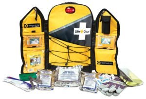 Life Gear Wings of Life Emergency Survival Kit - Disaster and Emergency Preparedness Bug Out Bag, 3 Day (72 hour) Kit Food, Water, First Aid and Tools For 1 Person