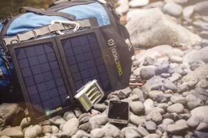 Charge your portable devices outdoors