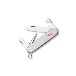 Victorinox Swiss Army Pioneer Pocket Knife,Silver Alox,One Size