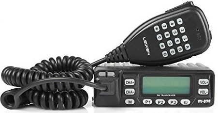 LEIXEN LX VV-898 Dual Band VHF/UHF 136-174/400-470MHz 10W Two Way Radio Mobile Transceiver Amateur Ham Radio