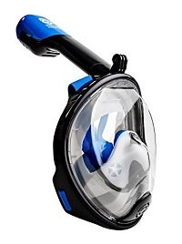 WildHorn Outfitters Seaview 180° GoPro Compatible Snorkel Mask