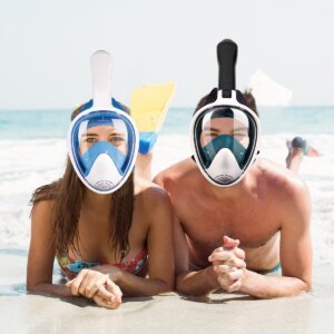 YONGQI LJR Full Face Snorkel Mask 180° Full Face 