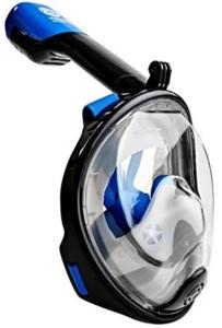 WildHorn Outfitters Seaview 180° GoPro Compatible Snorkel Mask