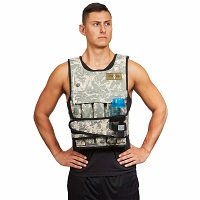 CROSS101 Adjustable Camouflage Weighted Vest 