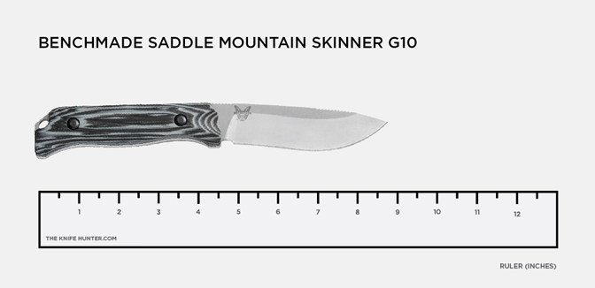 BENCHMADE KNIFE SADDLE MOUNTAIN SKINNER G10