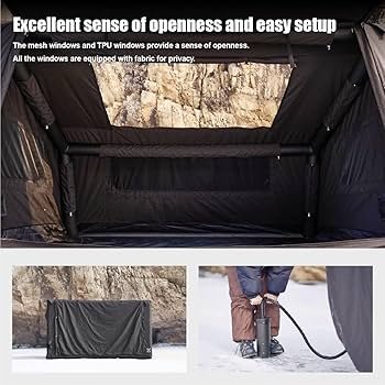 CAMVIL Tent in Various Conditions