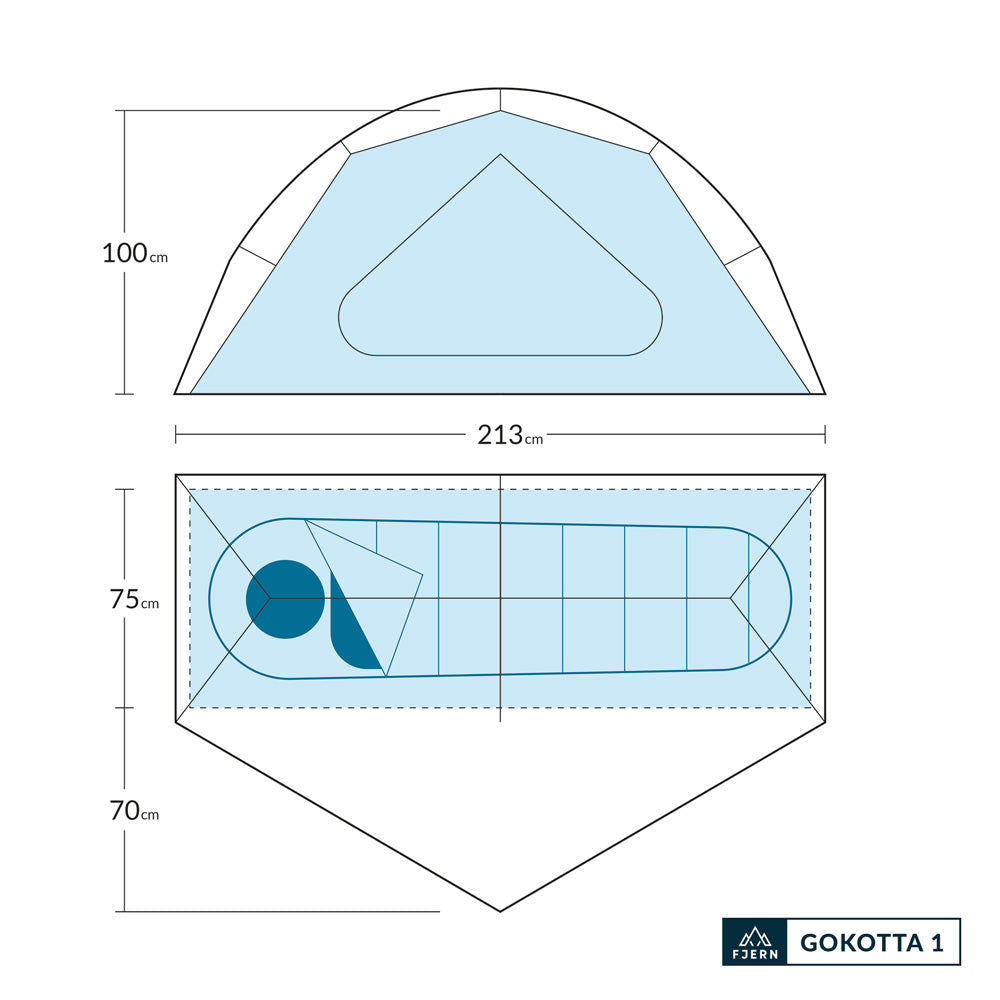 Space & Livability: Surprisingly Roomy for a Solo Tent