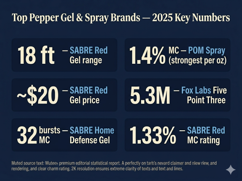 Which Pepper Gel and Pepper Spray Brands Should You Actually Buy?