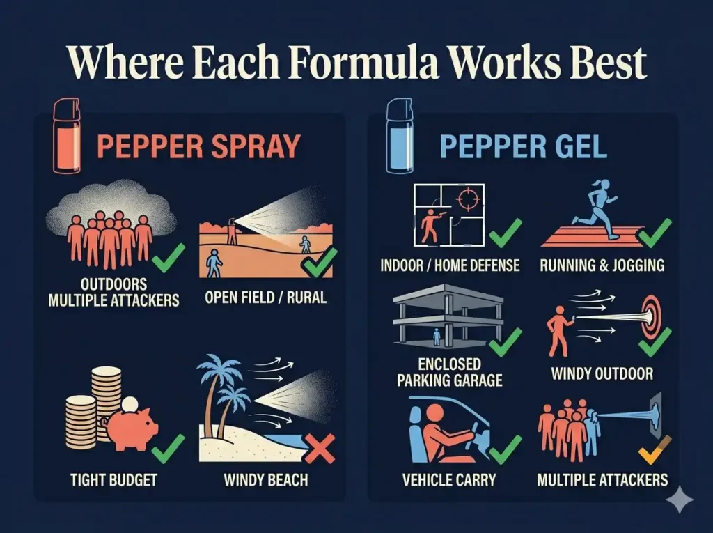 Indoor vs Outdoor Use Infographic